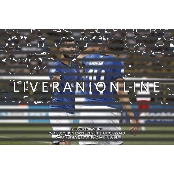UEFA - Campionato Europeo Under 21 Italia 2019 gruppo A 19/06/2019 Italia - Polonia nella foto: Cutrone Patrick (Italia) Chiesa Federico (Italia) ©Claudio Zamagni/Agenzia Aldo Liverani Cutrone Patrik (Italia) Chiesa Federico (Italia) during UEFA Championship Under 21 Italy 2019 group A match between Italy and Poland at Renato Dall\'Ara Stadium on June 19 2019. photo credit by Claudio Zamagni/Aldo Liverani Photo Agency / AGENZIA ALDO LIVERANI SAS