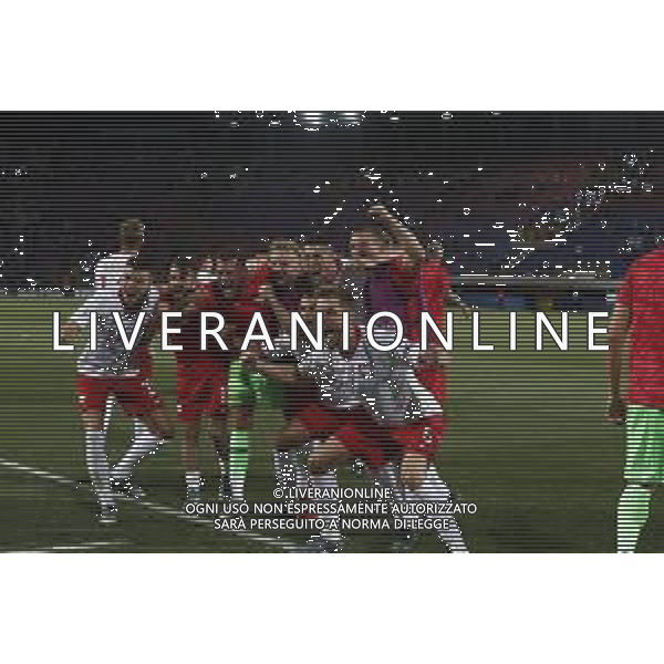UEFA - Campionato Europeo Under 21 Italia 2019 gruppo A 19/06/2019 Italia - Polonia nella foto: esultanza finale polonia ©Claudio Zamagni/Agenzia Aldo Liverani during UEFA Championship Under 21 Italy 2019 group A match between Italy and Poland at Renato Dall\'Ara Stadium on June 19 2019. photo credit by Claudio Zamagni/Aldo Liverani Photo Agency / AGENZIA ALDO LIVERANI SAS