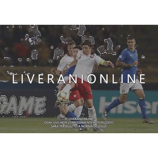 UEFA - Campionato Europeo Under 21 Italia 2019 gruppo A 19/06/2019 Italia - Polonia nella foto: Dawid Kownacki(Poland) ©Claudio Zamagni/Agenzia Aldo Liverani Dawid Kownacki(Poland) during UEFA Championship Under 21 Italy 2019 group A match between Italy and Poland at Renato Dall\'Ara Stadium on June 19 2019. photo credit by Claudio Zamagni/Aldo Liverani Photo Agency / AGENZIA ALDO LIVERANI SAS