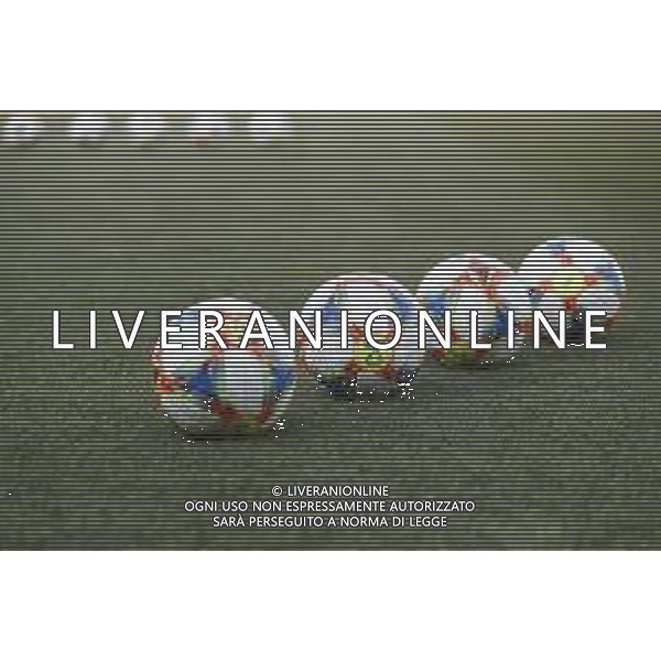 UEFA - Campionato Europeo Under 21 Italia 2019 gruppo C 18/06/2019 Inghilterra - Francia nella foto: palloni da calcio ©Claudio Zamagni/Agenzia Aldo Liverani balls for soccer during UEFA Championship Under 21 Italy 2019 group C match between England and France at Orogel Dino Manuzzi Stadium on June 18 2019. photo credit by Claudio Zamagni/Aldo Liverani Photo Agency