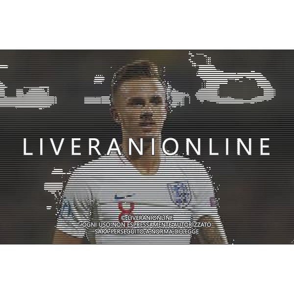 UEFA - Campionato Europeo Under 21 Italia 2019 gruppo C 18/06/2019 Inghilterra - Francia nella foto: Maddison James(England) ©Claudio Zamagni/Agenzia Aldo Liverani Maddison James(England) during UEFA Championship Under 21 Italy 2019 group C match between England and France at Orogel Dino Manuzzi Stadium on June 18 2019. photo credit by Claudio Zamagni/Aldo Liverani Photo Agency