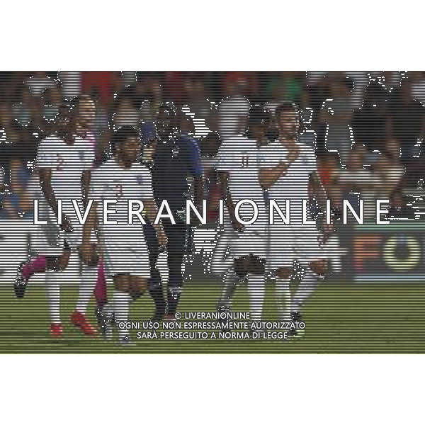 UEFA - Campionato Europeo Under 21 Italia 2019 gruppo C 18/06/2019 Inghilterra - Francia nella foto: l\'Inghilterra ©Claudio Zamagni/Agenzia Aldo Liverani england soccer team during UEFA Championship Under 21 Italy 2019 group C match between England and France at Orogel Dino Manuzzi Stadium on June 18 2019. photo credit by Claudio Zamagni/Aldo Liverani Photo Agency