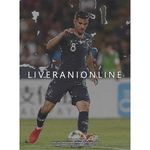 UEFA - Campionato Europeo Under 21 Italia 2019 gruppo C 18/06/2019 Inghilterra - Francia nella foto: Aouar Houssem(France) ©Claudio Zamagni/Agenzia Aldo Liverani Aouar Houssem(France)during UEFA Championship Under 21 Italy 2019 group C match between England and France at Orogel Dino Manuzzi Stadium on June 18 2019. photo credit by Claudio Zamagni/Aldo Liverani Photo Agency