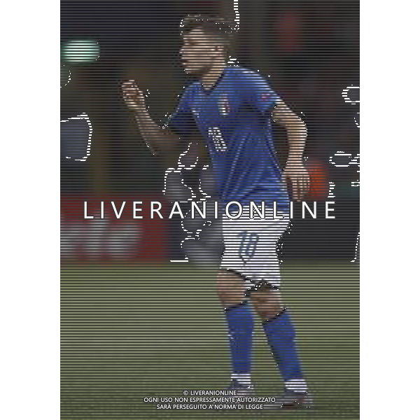 UEFA - Campionato Europeo Under 21 Italia 2019 gruppo A 19/06/2019 Italia - Polonia nella foto: Barella Nicolo’ (Italia) ©Claudio Zamagni/Agenzia Aldo Liverani Barella Nicolo’ (Italia) during UEFA Championship Under 21 Italy 2019 group A match between Italy and Poland at Renato Dall\'Ara Stadium on June 19 2019. photo credit by Claudio Zamagni/Aldo Liverani Photo Agency