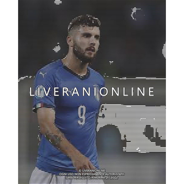 UEFA - Campionato Europeo Under 21 Italia 2019 gruppo A 19/06/2019 Italia - Polonia nella foto: Cutrone Patrik (Italia) ©Claudio Zamagni/Agenzia Aldo Liverani Cutrone Patrik (Italia) during UEFA Championship Under 21 Italy 2019 group A match between Italy and Poland at Renato Dall\'Ara Stadium on June 19 2019. photo credit by Claudio Zamagni/Aldo Liverani Photo Agency