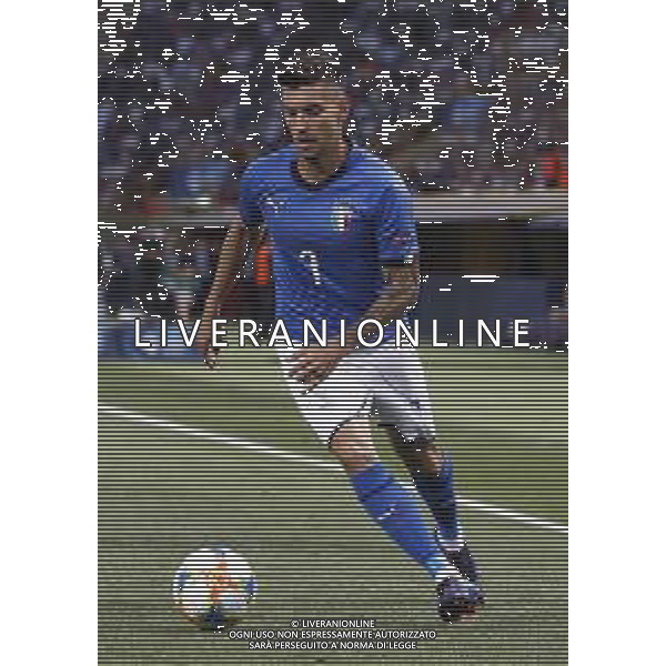 UEFA - Campionato Europeo Under 21 Italia 2019 gruppo A 19/06/2019 Italia - Polonia nella foto: Pellegrini Lorenzo (Italia) ©Claudio Zamagni/Agenzia Aldo Liverani Pellegrini Lorenzo (Italia) during UEFA Championship Under 21 Italy 2019 group A match between Italy and Poland at Renato Dall\'Ara Stadium on June 19 2019. photo credit by Claudio Zamagni/Aldo Liverani Photo Agency