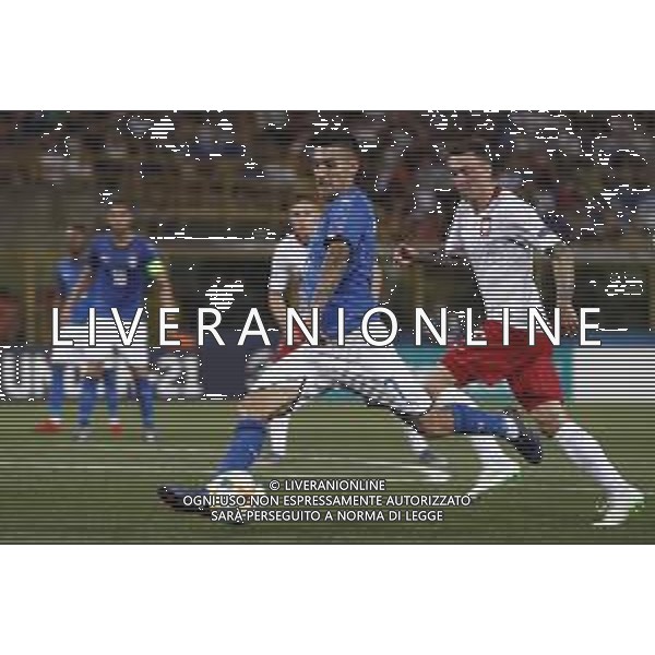 UEFA - Campionato Europeo Under 21 Italia 2019 gruppo A 19/06/2019 Italia - Polonia nella foto: Pellegrini Lorenzo (Italia) ©Claudio Zamagni/Agenzia Aldo Liverani Pellegrini Lorenzo (Italia) during UEFA Championship Under 21 Italy 2019 group A match between Italy and Poland at Renato Dall\'Ara Stadium on June 19 2019. photo credit by Claudio Zamagni/Aldo Liverani Photo Agency