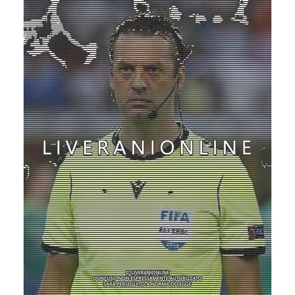 UEFA - Campionato Europeo Under 21 Italia 2019 gruppo A 19/06/2019 Italia - Polonia nella foto: arbitro Aleksei Kulbakov (BLR) ©Claudio Zamagni/Agenzia Aldo Liverani Referee Aleksei Kulbakov (BLR) during UEFA Championship Under 21 Italy 2019 group A match between Italy and Poland at Renato Dall\'Ara Stadium on June 19 2019. photo credit by Claudio Zamagni/Aldo Liverani Photo Agency