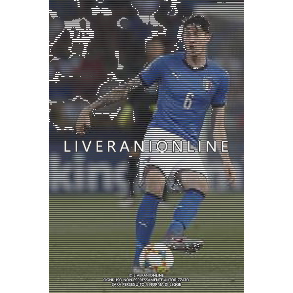 UEFA - Campionato Europeo Under 21 Italia 2019 gruppo A 19/06/2019 Italia - Polonia nella foto: Bastoni Alessandro (Italia) ©Claudio Zamagni/Agenzia Aldo Liverani Bastoni Alessandro (Italia) during UEFA Championship Under 21 Italy 2019 group A match between Italy and Poland at Renato Dall\'Ara Stadium on June 19 2019. photo credit by Claudio Zamagni/Aldo Liverani Photo Agency