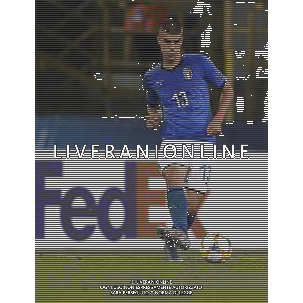 UEFA - Campionato Europeo Under 21 Italia 2019 gruppo A 19/06/2019 Italia - Polonia nella foto: Mancini Gianluca (Italia) ©Claudio Zamagni/Agenzia Aldo Liverani Mancini Gianluca (Italia) during UEFA Championship Under 21 Italy 2019 group A match between Italy and Poland at Renato Dall\'Ara Stadium on June 19 2019. photo credit by Claudio Zamagni/Aldo Liverani Photo Agency