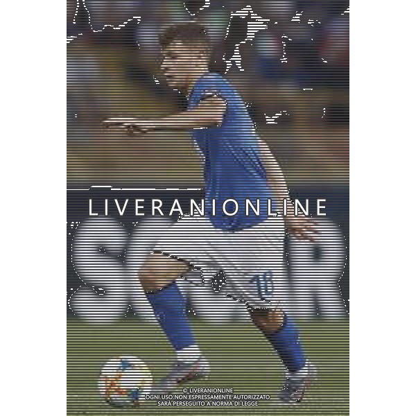 UEFA - Campionato Europeo Under 21 Italia 2019 gruppo A 19/06/2019 Italia - Polonia nella foto: Barella Nicolo’ (Italia) ©Claudio Zamagni/Agenzia Aldo Liverani Barella Nicolo’ (Italia) during UEFA Championship Under 21 Italy 2019 group A match between Italy and Poland at Renato Dall\'Ara Stadium on June 19 2019. photo credit by Claudio Zamagni/Aldo Liverani Photo Agency