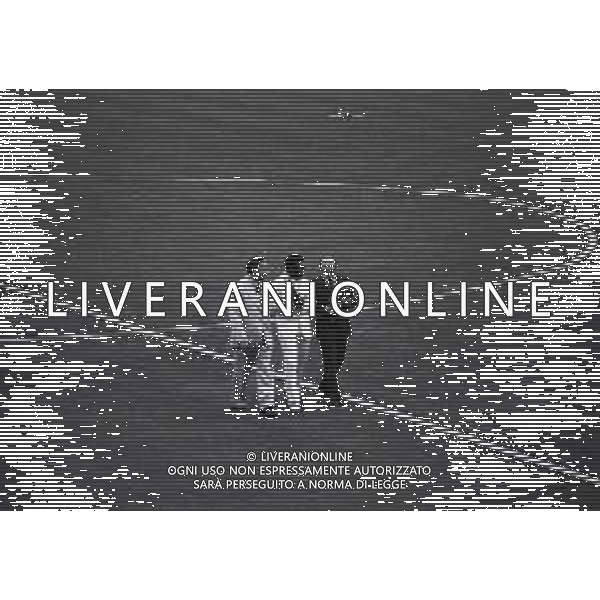 1974 FRANCOFORTE-INAUGURAZIONE DEI CAMPIONATO DEL MONDO DI CALCIO NELLA FOTO 1974 FIFA World Cup in Germany Pele (Edson Arantes do Nascimento) 1940 - Brazilian football player, 1994 Minister of Sports in Brazil Pele alongide Uwe Seeler and children during the opening ceremony of the World Cup in Frankfurt - June 1974 AG ALDO LIVERANI SAS