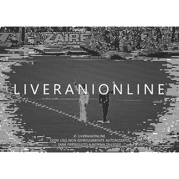 1974 FRANCOFORTE-INAUGURAZIONE DEI CAMPIONATO DEL MONDO DI CALCIO NELLA FOTO 1974 FIFA World Cup in Germany Pele (Edson Arantes do Nascimento) 1940 - Brazilian football player, 1994 Minister of Sports in Brazil Pele alongide Uwe Seeler and children during the opening ceremony of the World Cup in Frankfurt - June 1974 AG ALDO LIVERANI SAS