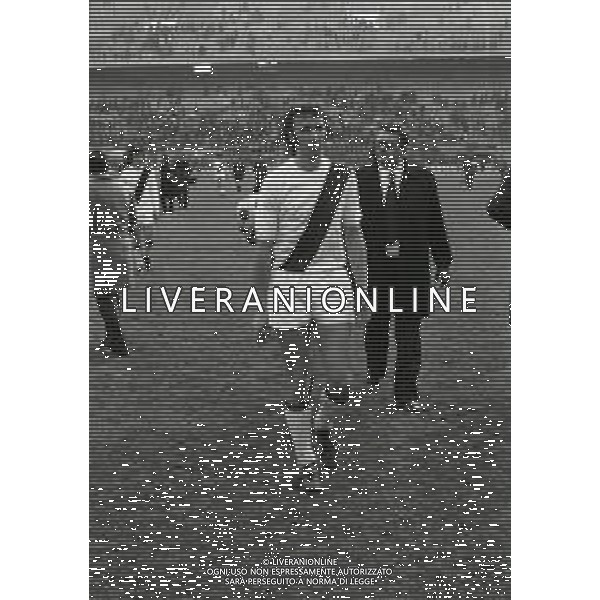 20-02-1974 MILANO-COPPA ITALIA INTER BOLOGNA 2-1 NELLA FOTO VITTORIO CAPORALE AG ALDO LIVERANI SAS