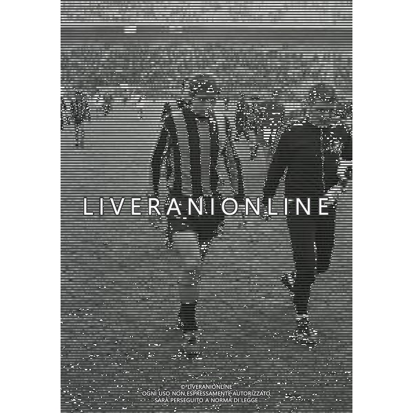 20-02-1974 MILANO-COPPA ITALIA INTER BOLOGNA 2-1 NELLA FOTO TARCISIO BURGNICH AG ALDO LIVERANI SAS