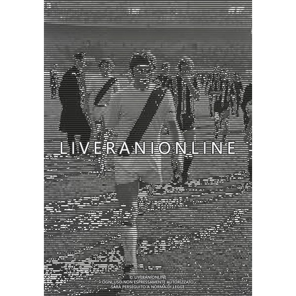 20-02-1974 MILANO-COPPA ITALIA INTER BOLOGNA 2-1 NELLA FOTO GIACOMO BULGARELLI AG ALDO LIVERANI SAS