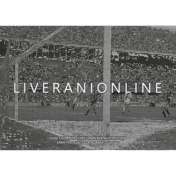 20-02-1974 MILANO-COPPA ITALIA INTER BOLOGNA 2-1 NELLA FOTO PARATA SERGIO BUSO AG ALDO LIVERANI SAS