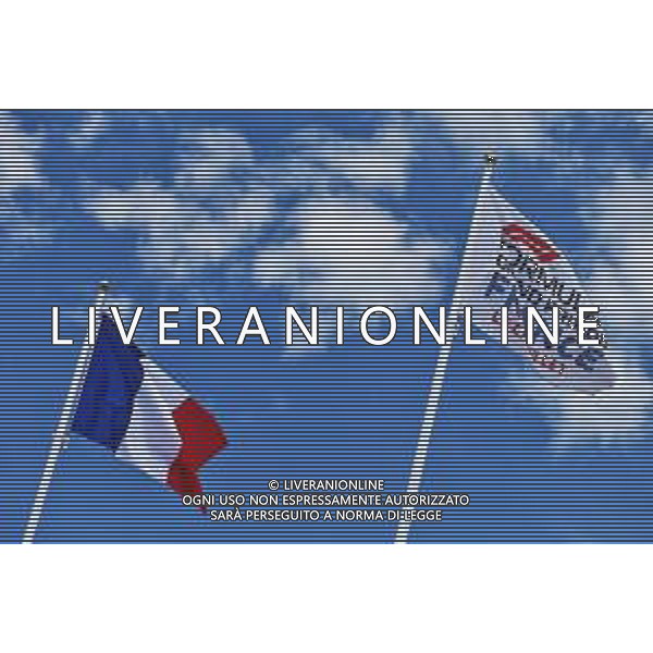 Circuit atmosphere - French flag and circuit flag. 20.06.2019. Formula 1 World Championship, Rd 8, French Grand Prix, Paul Ricard, France, Preparation Day. / AGENZIA ALDO LIVERANI SAS - ITALY ONLY EDITORIAL USE ONLY