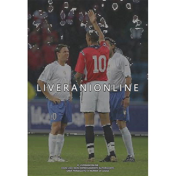 NORVEGIA-ITALIA 04/06/2005 NELLA FOTO ANTONIO CASSANO-carew john -vieri FOTO LUZZANI MARCO-AGENZIA ALDO LIVERANI