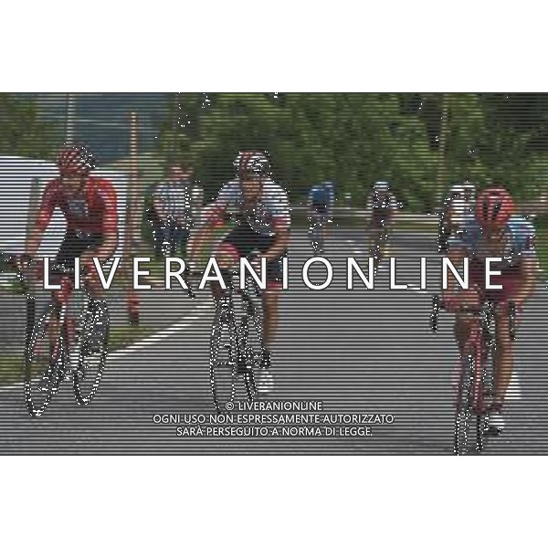 20-06-2019 Tour De Suisse; Tappa 06 Einsiedeln - Flumserberg; 2019, Sunweb; 2019, Uae - Emirates; 2019, Katusha - Alpecin; Roche, Nicolas; Aru, Fabio; Spilak, Simon; Flumserberg; ©SIROTTI / AGENZIA ALDO LIVERANI SAS