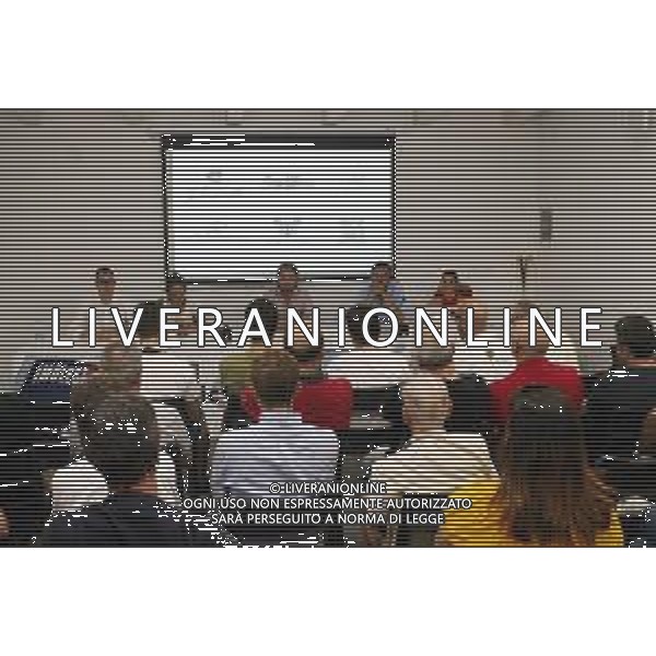 IMOLA 20 06 2019 IMOLESE CALCIO CONFERENZA STAMPA QUESTIONE LO STADIO PRESENTE LORENZO SPAGNOLI PRESIDENTE DELL\'IMOLESE CALCIO ©SANNA / AGENZIA ALDO LIVERANI SAS - ITALY ONLY EDITORIAL USE ONLY