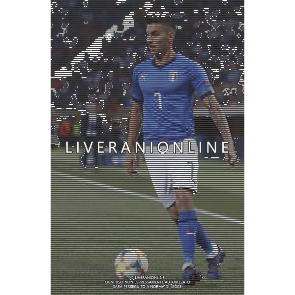UEFA - Campionato Europeo Under 21 Italia 2019 gruppo A 19/06/2019 Italia - Polonia nella foto: Pellegrini Lorenzo (Italia) ©Claudio Zamagni/Agenzia Aldo Liverani Pellegrini Lorenzo (Italia) during UEFA Championship Under 21 Italy 2019 group A match between Italy and Poland at Renato Dall\'Ara Stadium on June 19 2019. photo credit by Claudio Zamagni/Aldo Liverani Photo Agency