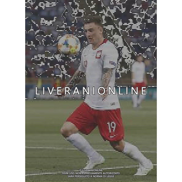 UEFA - Campionato Europeo Under 21 Italia 2019 gruppo A 19/06/2019 Italia - Polonia nella foto: Jagiello Filip(Poland) ©Claudio Zamagni/Agenzia Aldo Liverani Jagiello Filip(Poland) during UEFA Championship Under 21 Italy 2019 group A match between Italy and Poland at Renato Dall\'Ara Stadium on June 19 2019. photo credit by Claudio Zamagni/Aldo Liverani Photo Agency