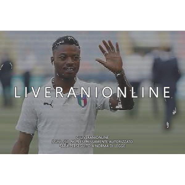 UEFA - Campionato Europeo Under 21 Italia 2019 gruppo A 19/06/2019 Italia - Polonia nella foto: Adjapong Claud (Italia) ©Claudio Zamagni/Agenzia Aldo Liverani Adjapong Claud (Italia) during UEFA Championship Under 21 Italy 2019 group A match between Italy and Poland at Renato Dall\'Ara Stadium on June 19 2019. photo credit by Claudio Zamagni/Aldo Liverani Photo Agency