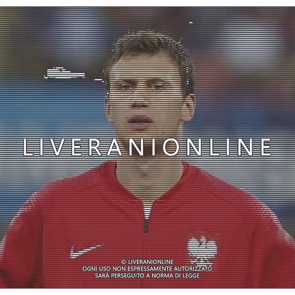 UEFA - Campionato Europeo Under 21 Italia 2019 gruppo A 19/06/2019 Italia - Polonia nella foto: Bielik Krystian(Poland) ©Claudio Zamagni/Agenzia Aldo Liverani Bielik Krystian(Poland) during UEFA Championship Under 21 Italy 2019 group A match between Italy and Poland at Renato Dall\'Ara Stadium on June 19 2019. photo credit by Claudio Zamagni/Aldo Liverani Photo Agency