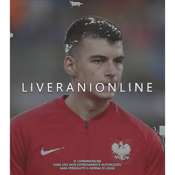 UEFA - Campionato Europeo Under 21 Italia 2019 gruppo A 19/06/2019 Italia - Polonia nella foto: Fila Karol(Poland) ©Claudio Zamagni/Agenzia Aldo Liverani Fila Karol(Poland) during UEFA Championship Under 21 Italy 2019 group A match between Italy and Poland at Renato Dall\'Ara Stadium on June 19 2019. photo credit by Claudio Zamagni/Aldo Liverani Photo Agency