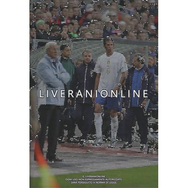 NORVEGIA-ITALIA 04/06/2005 NELLA FOTO infortunio materazzi FOTO LUZZANI MARCO-AGENZIA ALDO LIVERANI