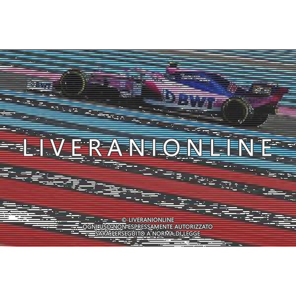 Lance Stroll (CDN) Racing Point F1 Team RP19. 21.06.2019. Formula 1 World Championship, Rd 8, French Grand Prix, Paul Ricard, France, Practice Day. / AGENZIA ALDO LIVERANI SAS - ITALY ONLY EDITORIAL USE ONLY