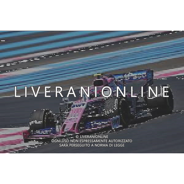 Lance Stroll (CDN) Racing Point F1 Team RP19. 21.06.2019. Formula 1 World Championship, Rd 8, French Grand Prix, Paul Ricard, France, Practice Day. / AGENZIA ALDO LIVERANI SAS - ITALY ONLY EDITORIAL USE ONLY