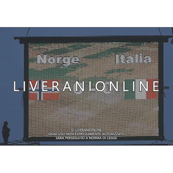 NORVEGIA-ITALIA 04/06/2005 NELLA FOTO tabellone FOTO LUZZANI MARCO-AGENZIA ALDO LIVERANI