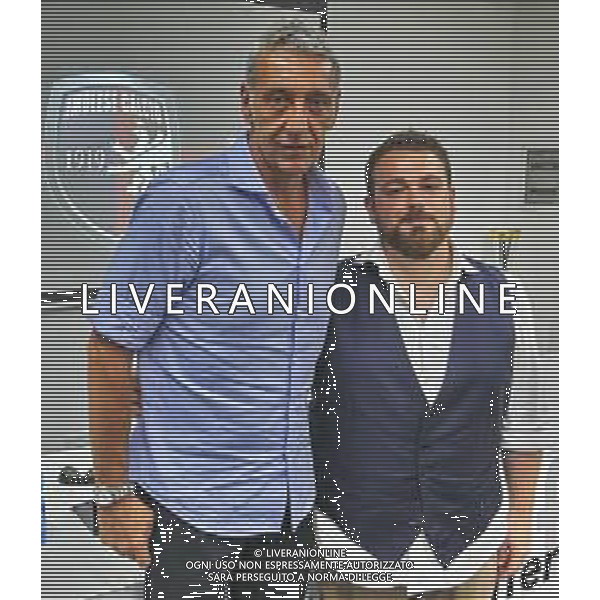 IMOLA 21 06 2019 CONFERENZA STAMPA IMOLESE CALCIO 1919 A5 NELLA FOTO DA SINISTRA ALBERTO CAROBBI ALLENATORE,PRESIDENTE GIANLUCA MATERA FOTO GIANNI SANNA-AG ALDO LIVERANI SAS