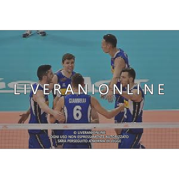 Milano 21-06-2019 Palalido Volleyball Nations League - girone 14 day 1 Italia vs Serbia nella foto esultanza Italia foto Roberto Garavaglia - ag. Aldo Liverani sas