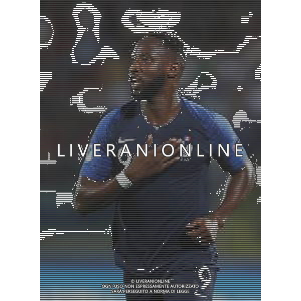 UEFA - Campionato Europeo Under 21 Italia 2019 gruppo C 21/06/2019 Francia - Croazia nella foto: Esultanza Dembele Moussa(France) ©Claudio Zamagni/Agenzia Aldo Liverani Dembele Moussa(France) celebrates after scoring a goal during UEFA Championship Under 21 Italy 2019 group C match between France and Croatia at San Marino Olympic Stadium on June 21 2019. photo credit by Claudio Zamagni/Aldo Liverani Photo Agency