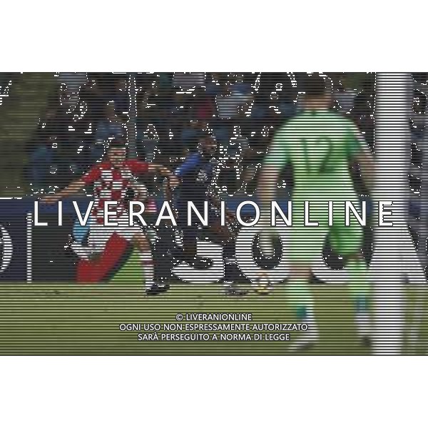 UEFA - Campionato Europeo Under 21 Italia 2019 gruppo C 21/06/2019 Francia - Croazia nella foto:Thuram Marcus(France) Filip Uremovic (Croatia U21) ©Claudio Zamagni/Agenzia Aldo Liverani Thuram Marcus(France) Filip Uremovic (Croatia U21 during UEFA Championship Under 21 Italy 2019 group C match between France and Croatia at San Marino Olympic Stadium on June 21 2019. photo credit by Claudio Zamagni/Aldo Liverani Photo Agency