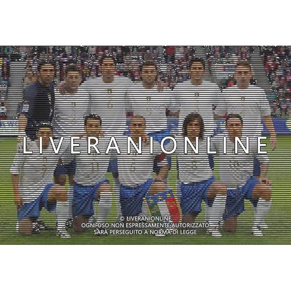 NORVEGIA-ITALIA 04/06/2005 NELLA FOTO LA FORMAZIONE ITALIANA AGENZIA ALDO LIVERANI