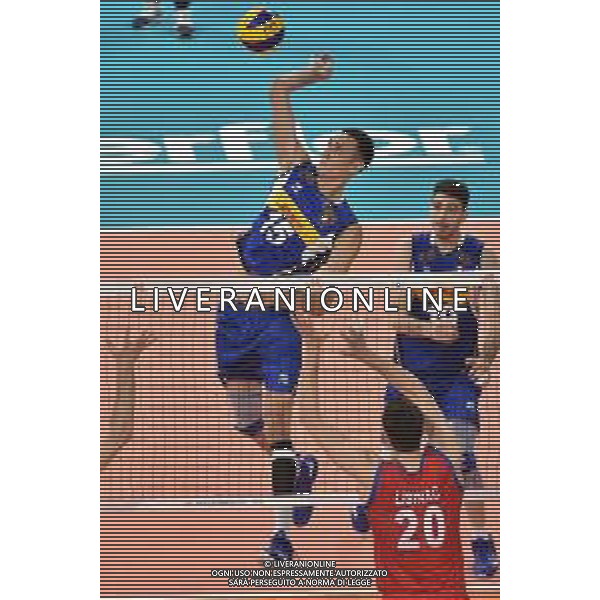 Milano 21-06-2019 Palalido Volleyball Nations League - girone 14 day 1 Italia vs Serbia nella foto Roberto Russo (Italia) foto Roberto Garavaglia - ag. Aldo Liverani sas