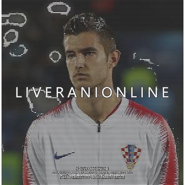UEFA - Campionato Europeo Under 21 Italia 2019 gruppo C 21/06/2019 Francia - Croazia nella foto: Borevkovic Toni (Croatia U21) ©Claudio Zamagni/Agenzia Aldo Liverani Borevkovic Toni (Croatia U21) during UEFA Championship Under 21 Italy 2019 group C match between France and Croatia at San Marino Olympic Stadium on June 21 2019. photo credit by Claudio Zamagni/Aldo Liverani Photo Agency
