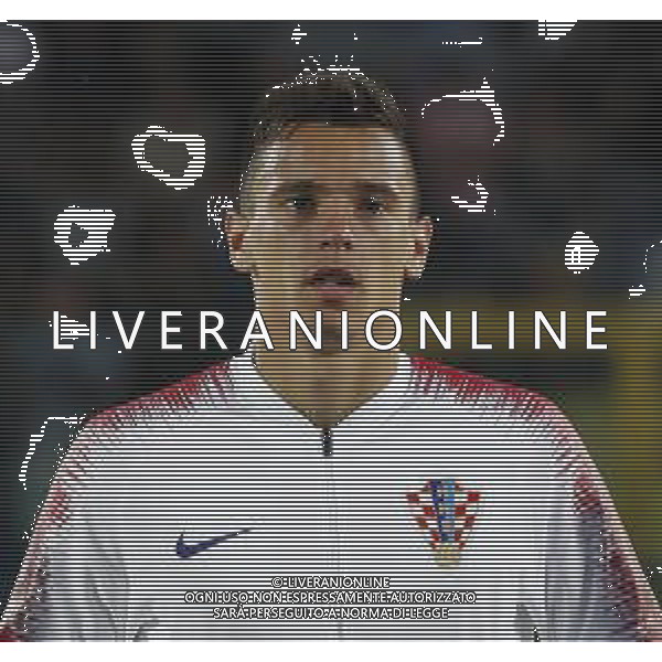 UEFA - Campionato Europeo Under 21 Italia 2019 gruppo C 21/06/2019 Francia - Croazia nella foto: Luka Ivanusec (Croatia U21) ©Claudio Zamagni/Agenzia Aldo Liverani Luka Ivanusec (Croatia U21) during UEFA Championship Under 21 Italy 2019 group C match between France and Croatia at San Marino Olympic Stadium on June 21 2019. photo credit by Claudio Zamagni/Aldo Liverani Photo Agency
