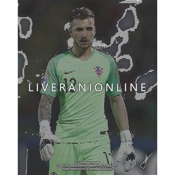 UEFA - Campionato Europeo Under 21 Italia 2019 gruppo C 21/06/2019 Francia - Croazia nella foto: Josip Posavec (Croatia U21 ©Claudio Zamagni/Agenzia Aldo Liverani Josip Posavec (Croatia U21 during UEFA Championship Under 21 Italy 2019 group C match between France and Croatia at San Marino Olympic Stadium on June 21 2019. photo credit by Claudio Zamagni/Aldo Liverani Photo Agency