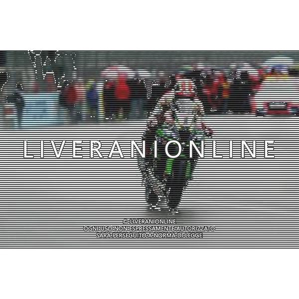 IMOLA 12 05 2019 SUPERBIKE GARA 2 ANNULATA PER LA PIOGGIA NELLA FOTO JONATHAN REA ©SANNA / AGENZIA ALDO LIVERANI SAS