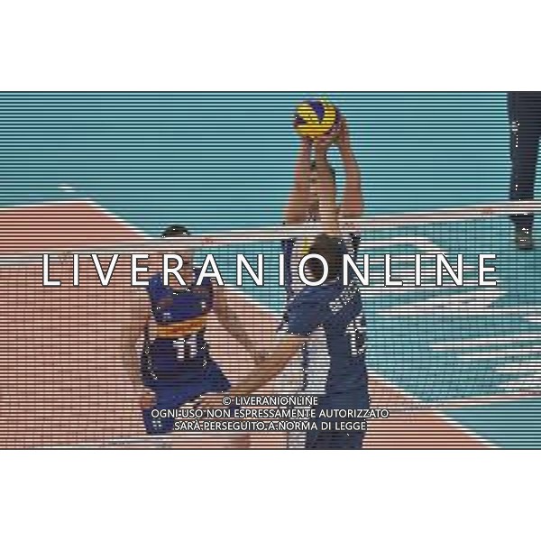 Milano 22-06-2019 Palalido Volleyball Nations League - girone 14 day 2 Italia vs Argentina nella foto Antonov e De Cecco foto Roberto Garavaglia - ag. Aldo Liverani sas