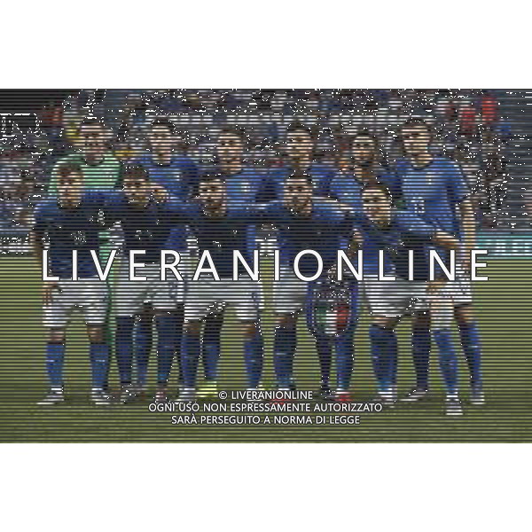 UEFA - Campionato Europeo Under 21 Italia 2019 gruppo A 22/06/2019 Belgio - Italia nella foto: formazione italia ©Claudio Zamagni/Agenzia Aldo Liverani line up of italy during UEFA Championship Under 21 Italy 2019 group A match between Belgium and Italy at Reggio-Emilia Mapei Stadium on June 22 2019. photo credit by Claudio Zamagni/Aldo Liverani Photo Agency / AGENZIA ALDO LIVERANI SAS