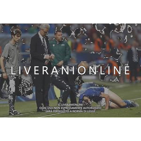 UEFA - Campionato Europeo Under 21 Italia 2019 gruppo A 22/06/2019 Belgio - Italia nella foto: Mister Luigi Di Biagio e Chiesa Federico (Italia) ©Claudio Zamagni/Agenzia Aldo Liverani Mister Luigi Di Biagio Chiesa Federico (Italia) during UEFA Championship Under 21 Italy 2019 group A match between Belgium and Italy at Reggio-Emilia Mapei Stadium on June 22 2019. photo credit by Claudio Zamagni/Aldo Liverani Photo Agency / AGENZIA ALDO LIVERANI SAS