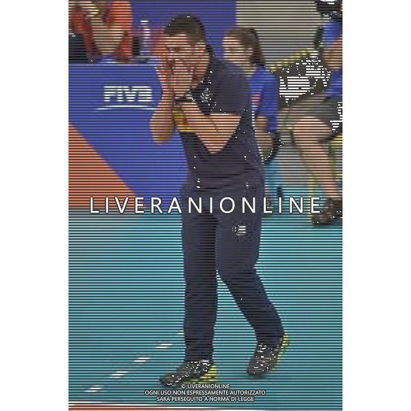 Milano 22-06-2019 Palalido Volleyball Nations League - girone 14 day 2 Italia vs Argentina nella foto Gianlorenzo Blengini allenatore Italia foto Roberto Garavaglia - ag. Aldo Liverani sas