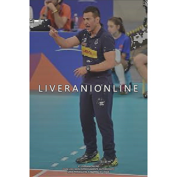 Milano 22-06-2019 Palalido Volleyball Nations League - girone 14 day 2 Italia vs Argentina nella foto Gianlorenzo Blengini allenatore Italia foto Roberto Garavaglia - ag. Aldo Liverani sas