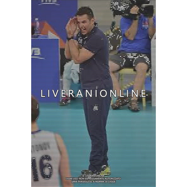 Milano 22-06-2019 Palalido Volleyball Nations League - girone 14 day 2 Italia vs Argentina nella foto Gianlorenzo Blengini allenatore Italia foto Roberto Garavaglia - ag. Aldo Liverani sas